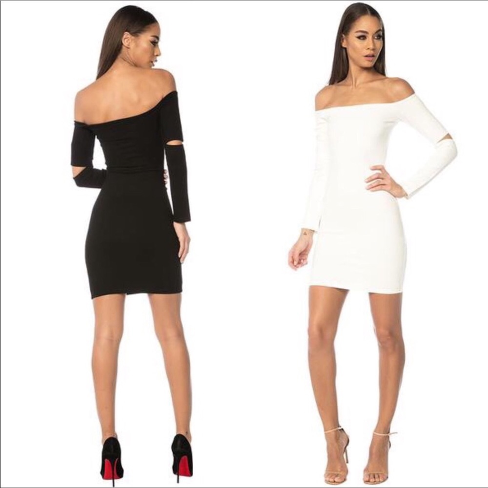 🔥WHITE- Femme Off Shoulder Dress 🔥
